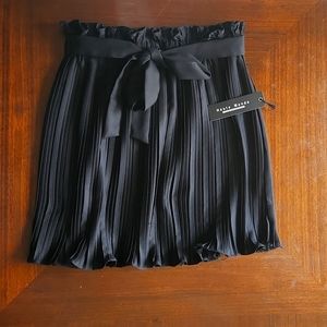 Black ruffled skirt